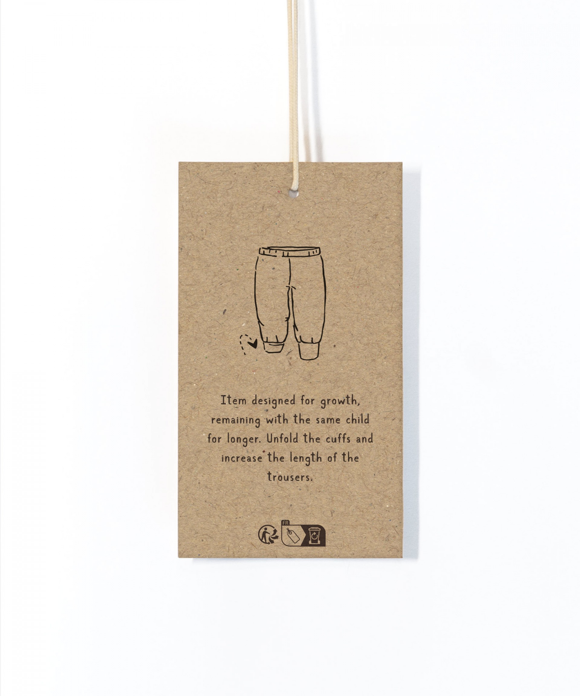 Leggings de malha em algodo orgnico