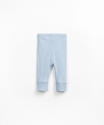 Leggings de malha em algodo orgnico