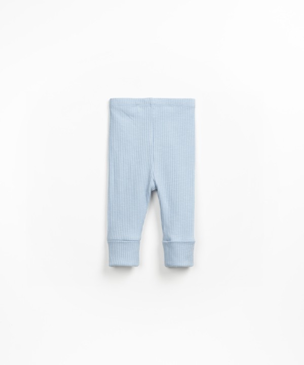 Ribbed knit leggings