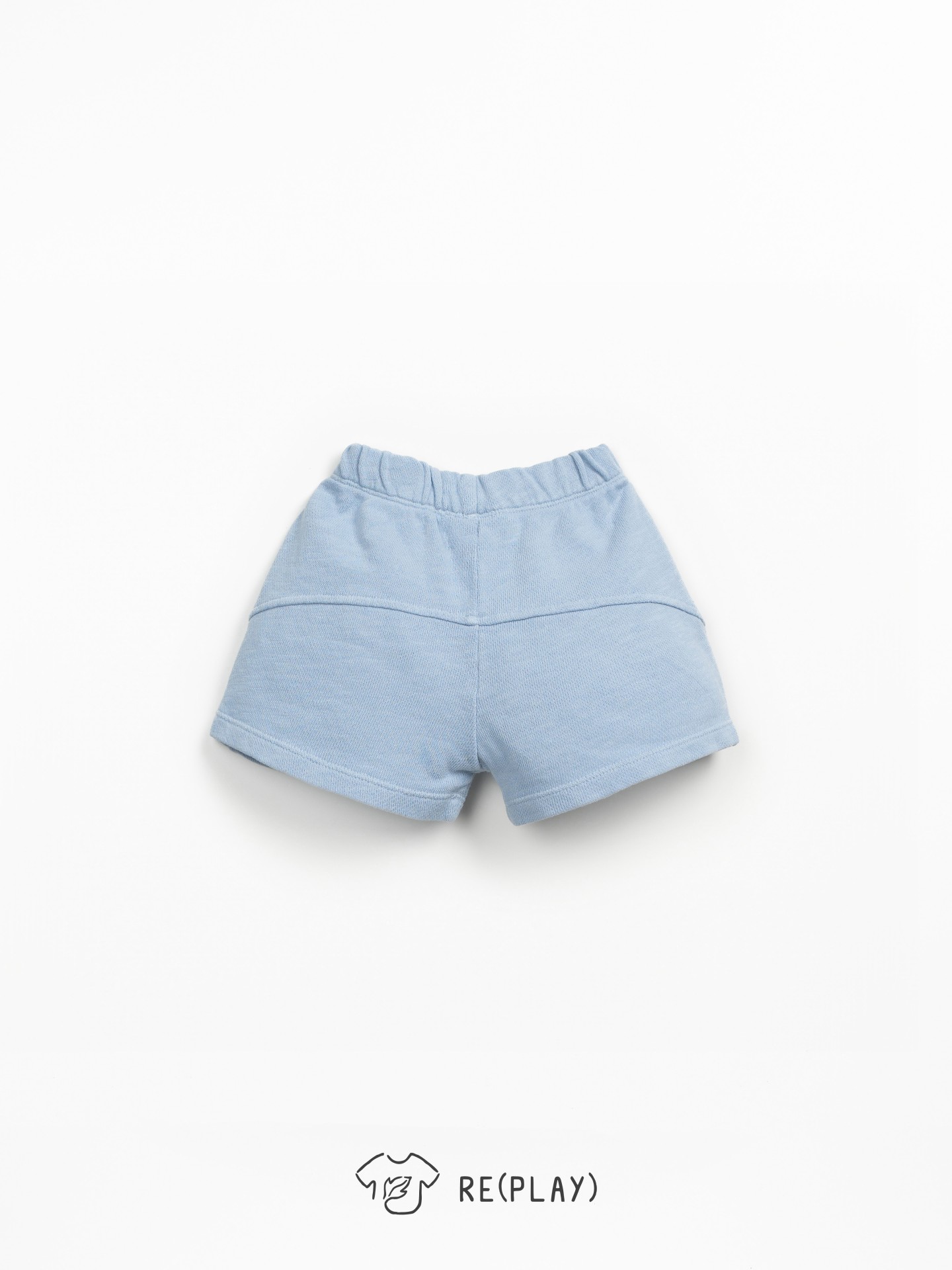 Jersey shorts with decorative drawstring