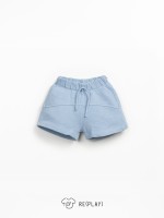 Jersey shorts with decorative drawstring