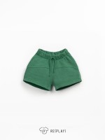 Jersey shorts with decorative drawstring