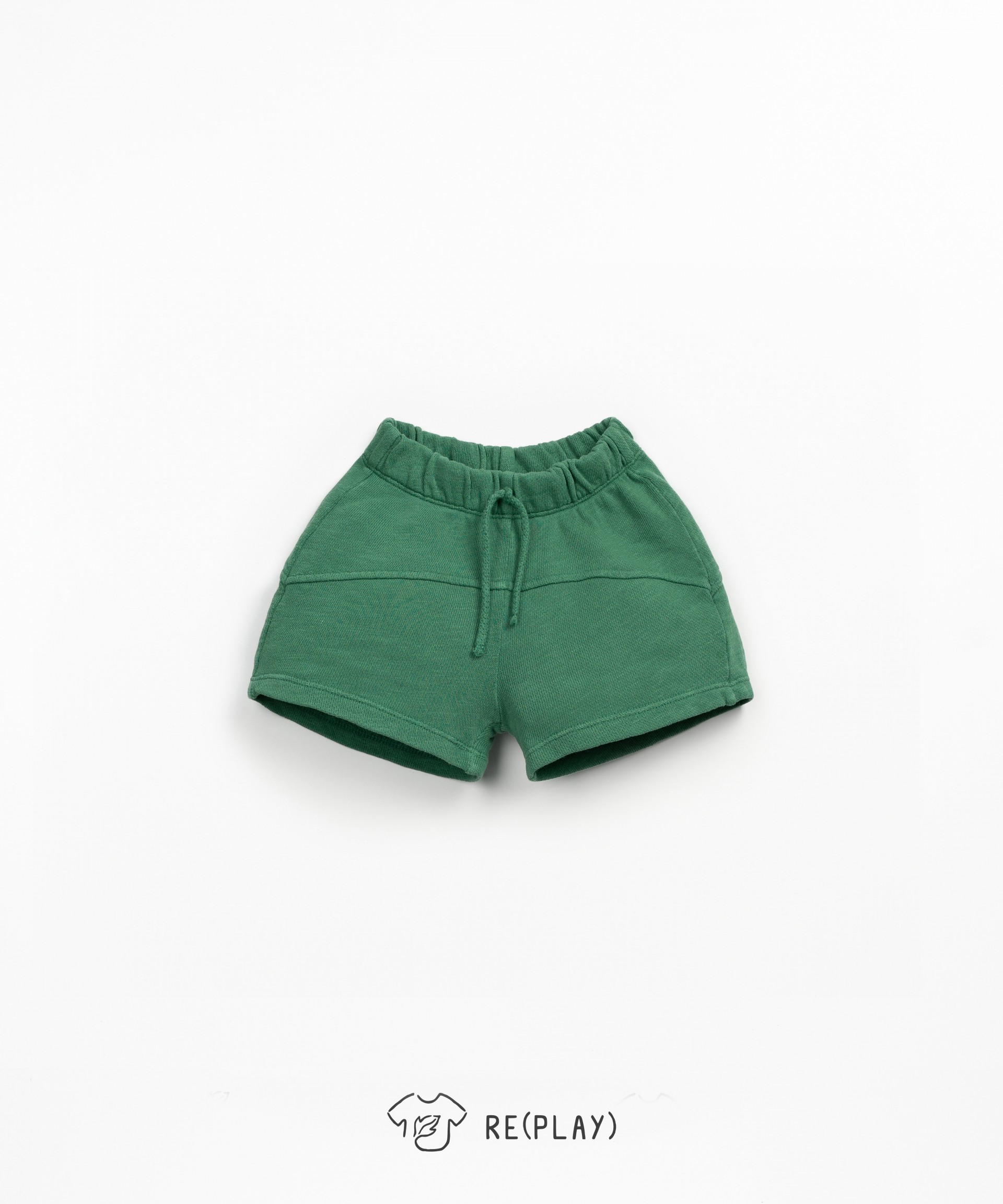 Jersey shorts in a blend of natural fibers