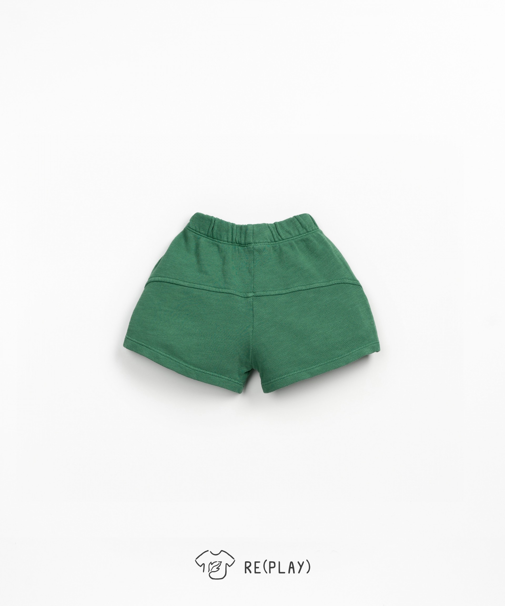 Jersey shorts in a blend of natural fibers