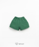 Jersey shorts in a blend of natural fibers