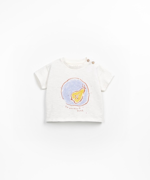 T-shirt con disegno sul davanti