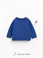 T-shirt en m�lange de coton biologique et lin