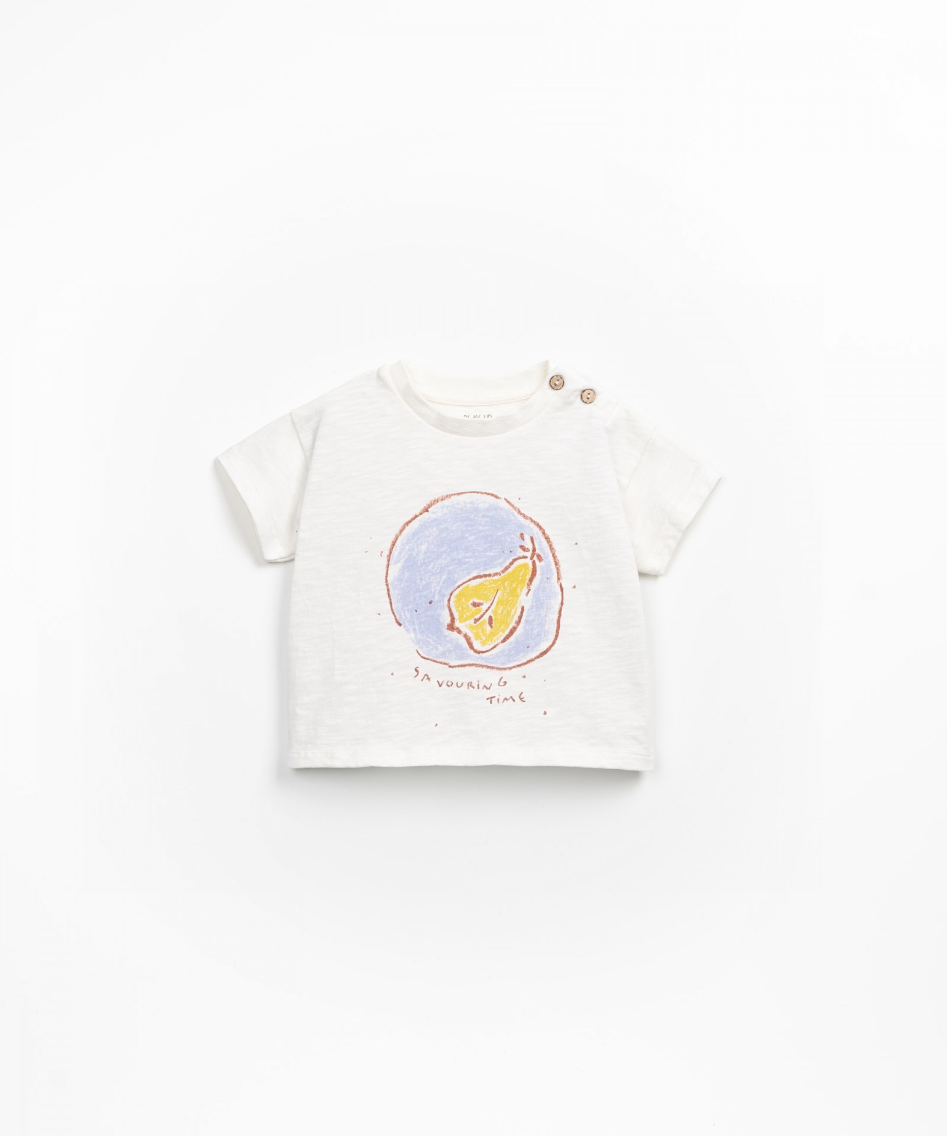 Organic cotton t-shirt with front design