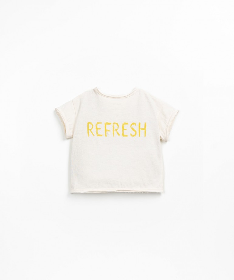 Anti-UV t-shirt with front design