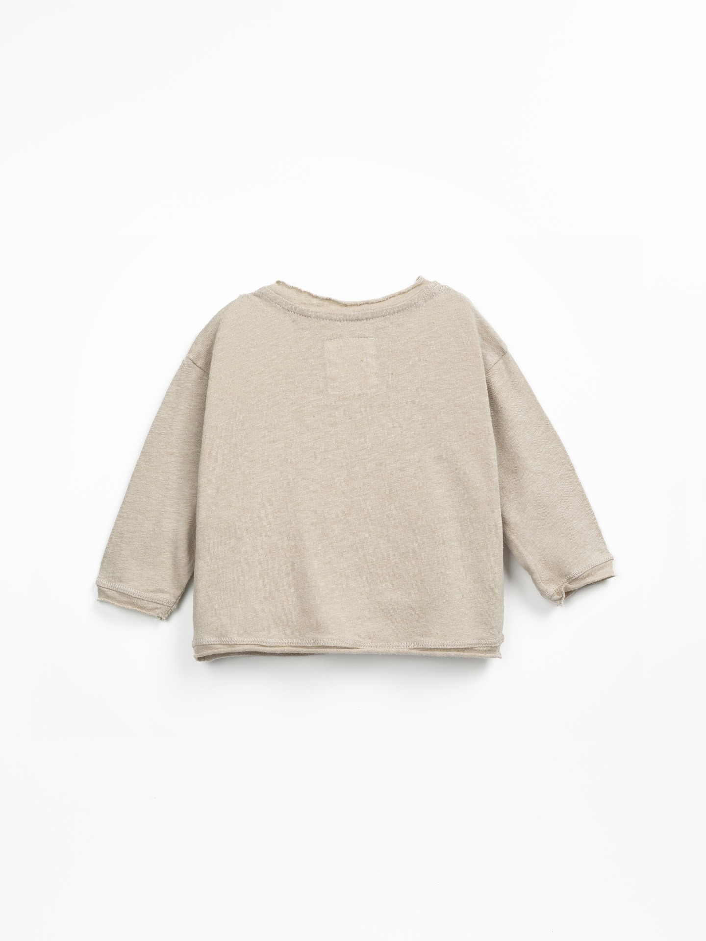 Camiseta en mezcla de algodón orgánico y lino