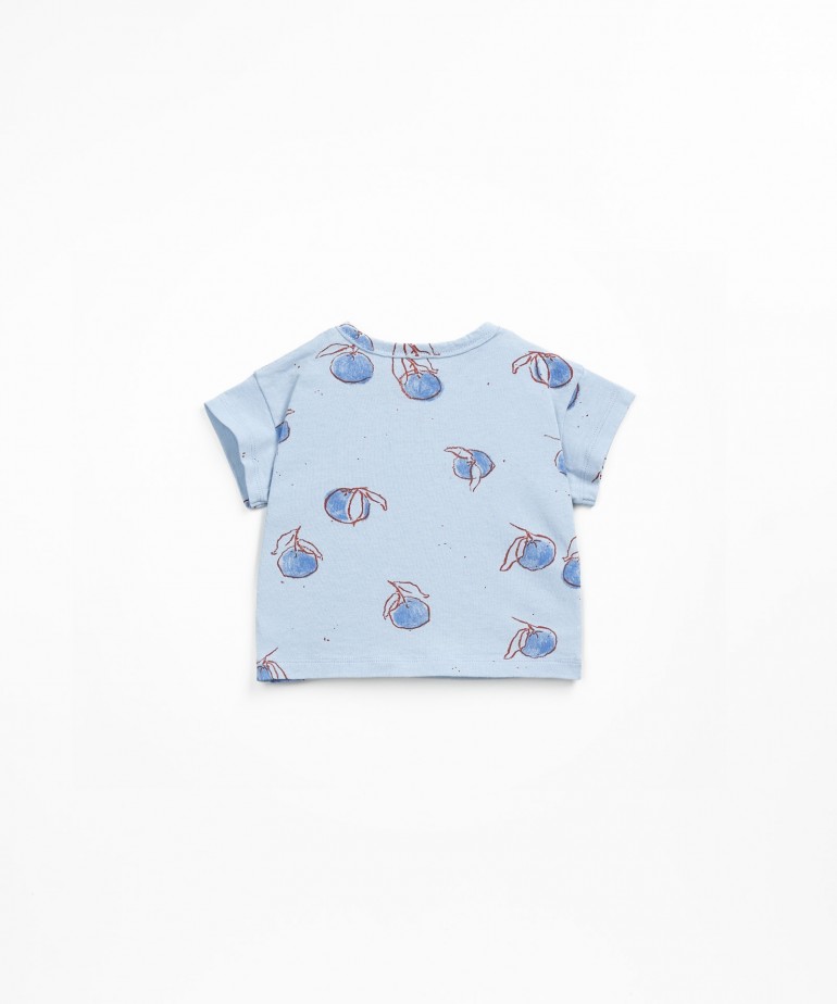 T-shirt misto cotone biologico e cotone riciclato