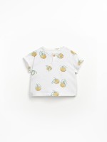 T-shirt mistura de algod�o org�nico e algod�o reciclado