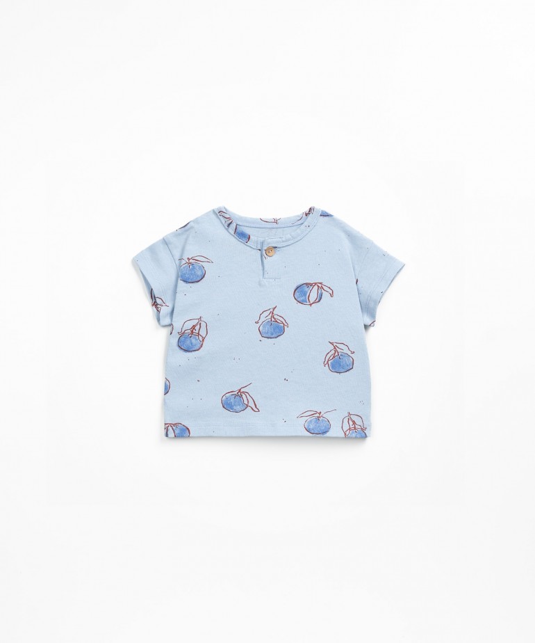 T-shirt misto cotone biologico e cotone riciclato