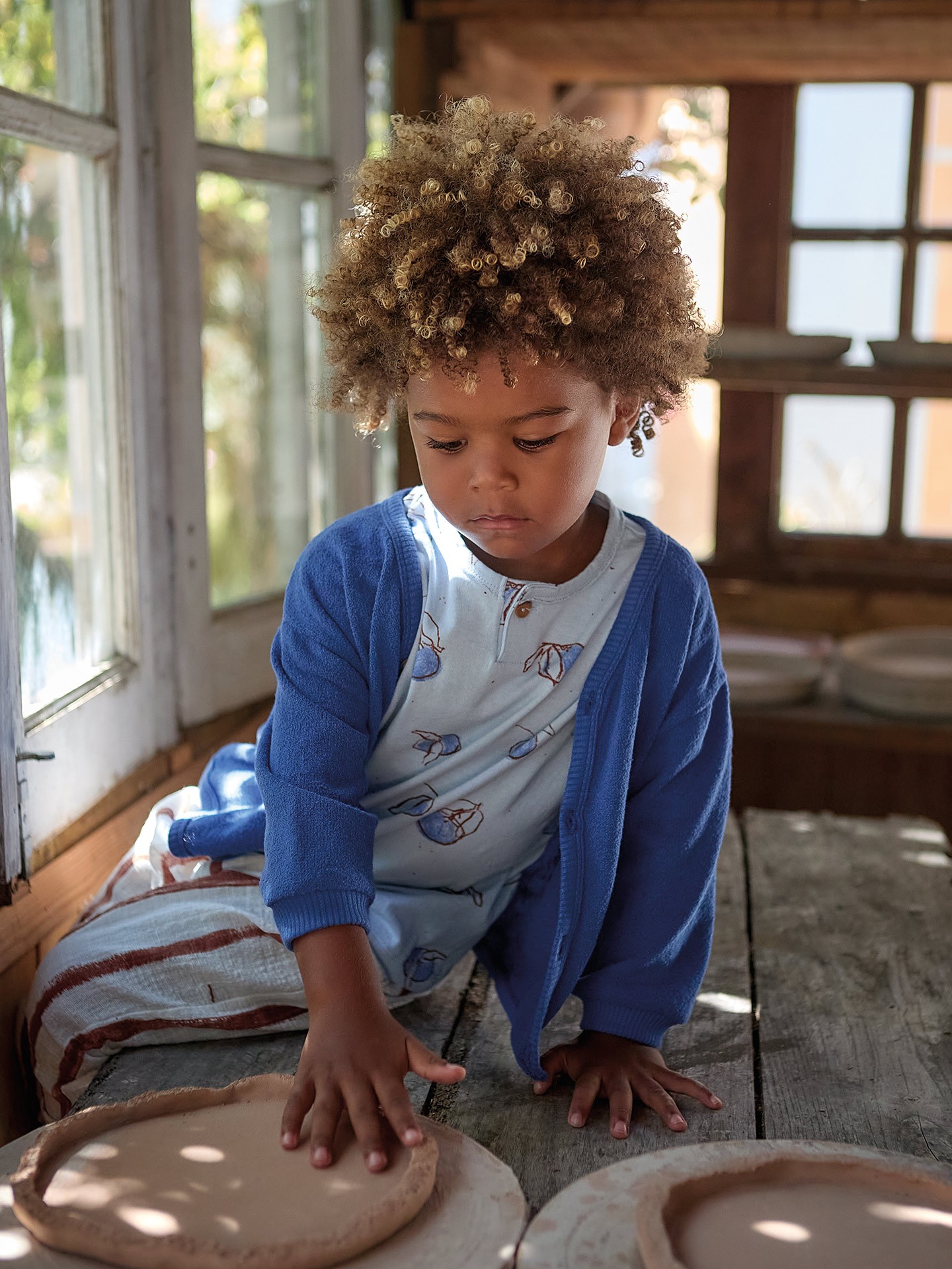 T-shirt mistura de algodão orgânico e algodão reciclado