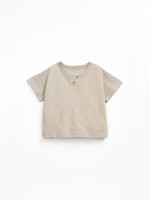 Camiseta en mezcla de lino y algod�n org�nico