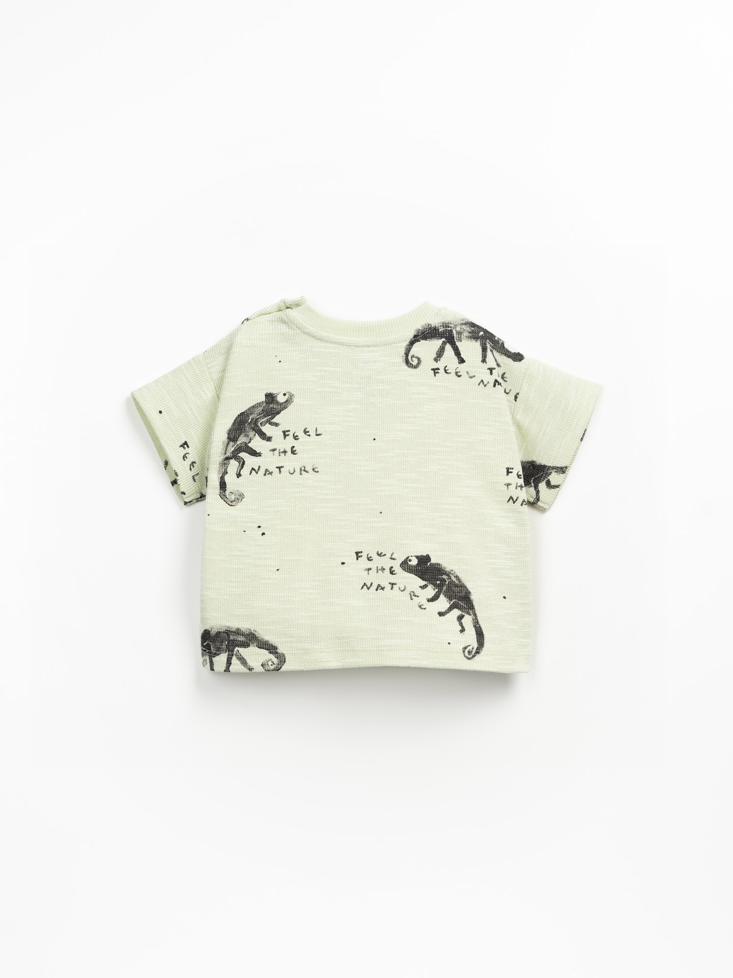 T-shirt com estampado camaleões