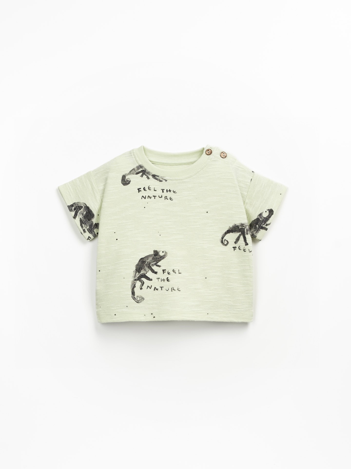 T-shirt com estampado camaleões