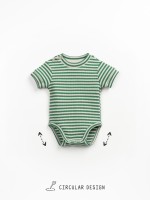 Striped pattern bodysuit