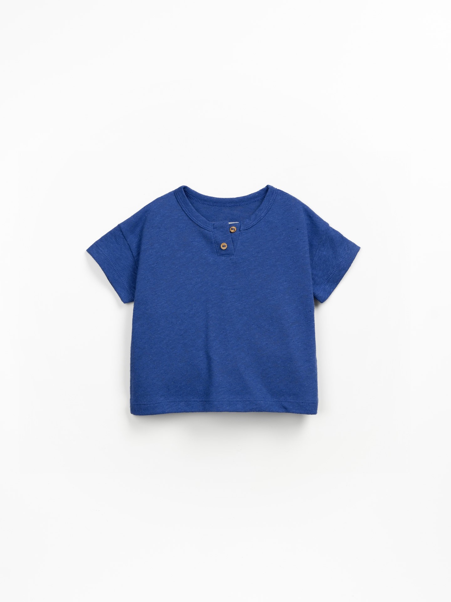 Camiseta en mezcla de lino y algodón orgánico