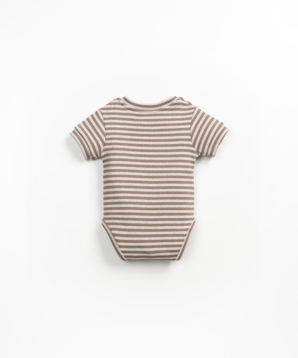 Striped pattern bodysuit