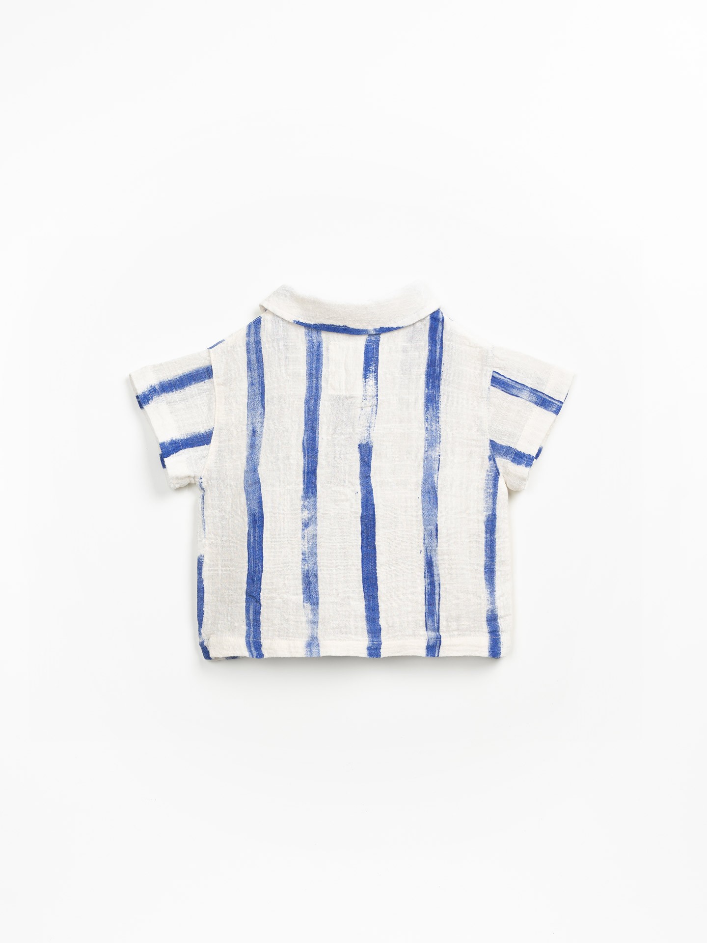 Camicia in tessuto con stampa a righe