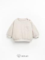 Sweatshirt with chest pocket