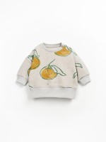 Sudadera con estampado de naranjas