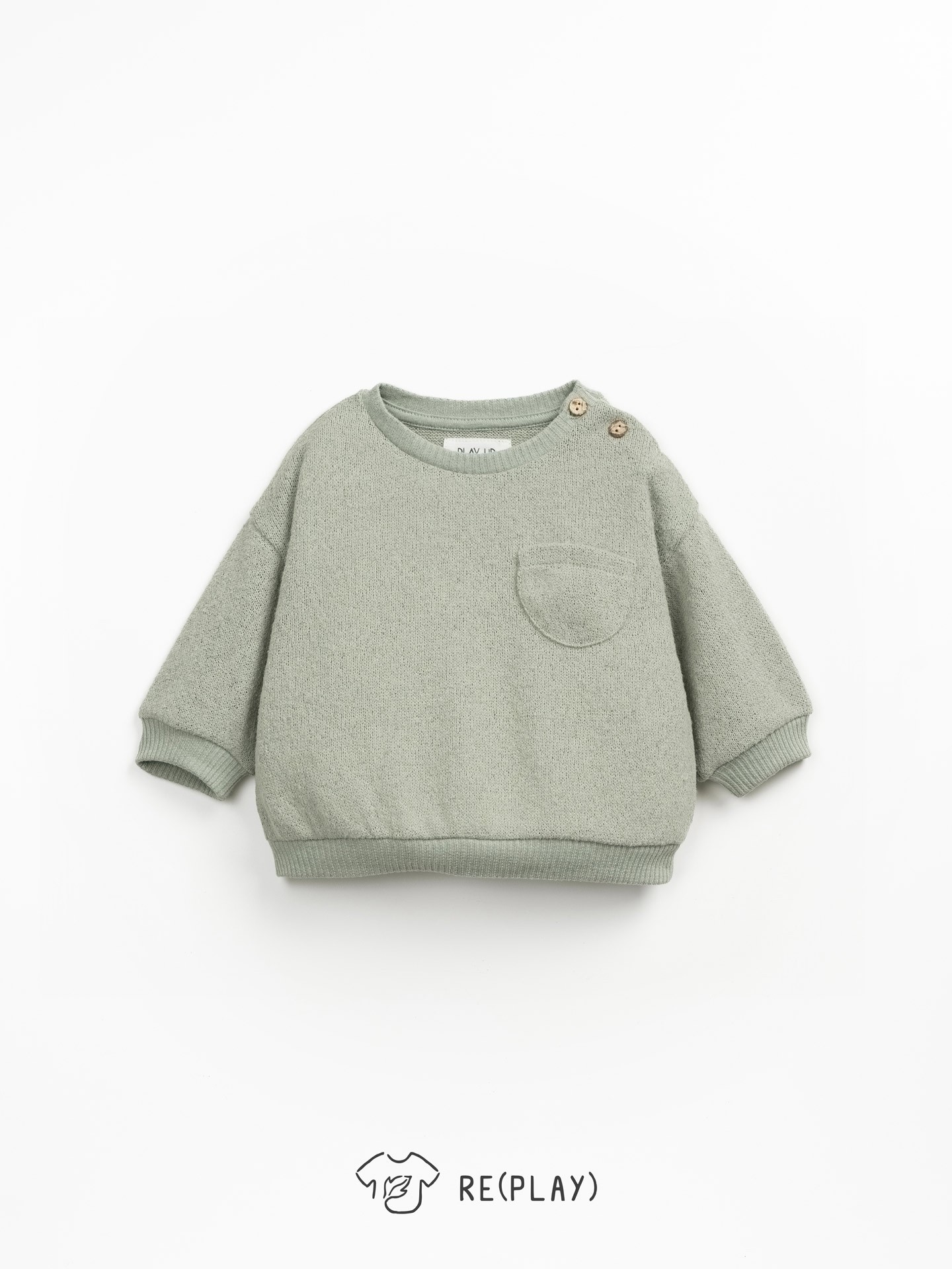 Sweatshirt with chest pocket