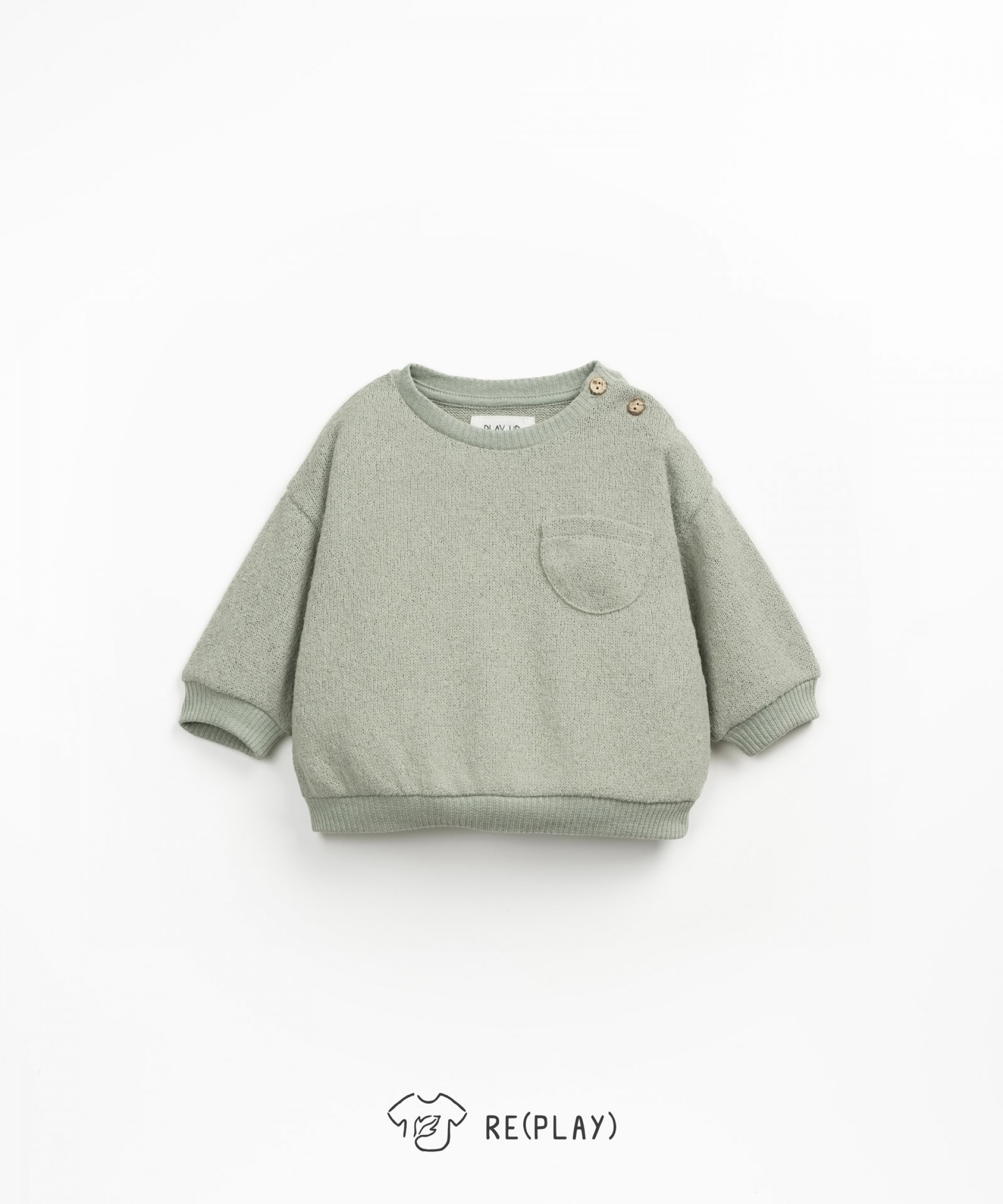 Sweat com fibras recicladas
