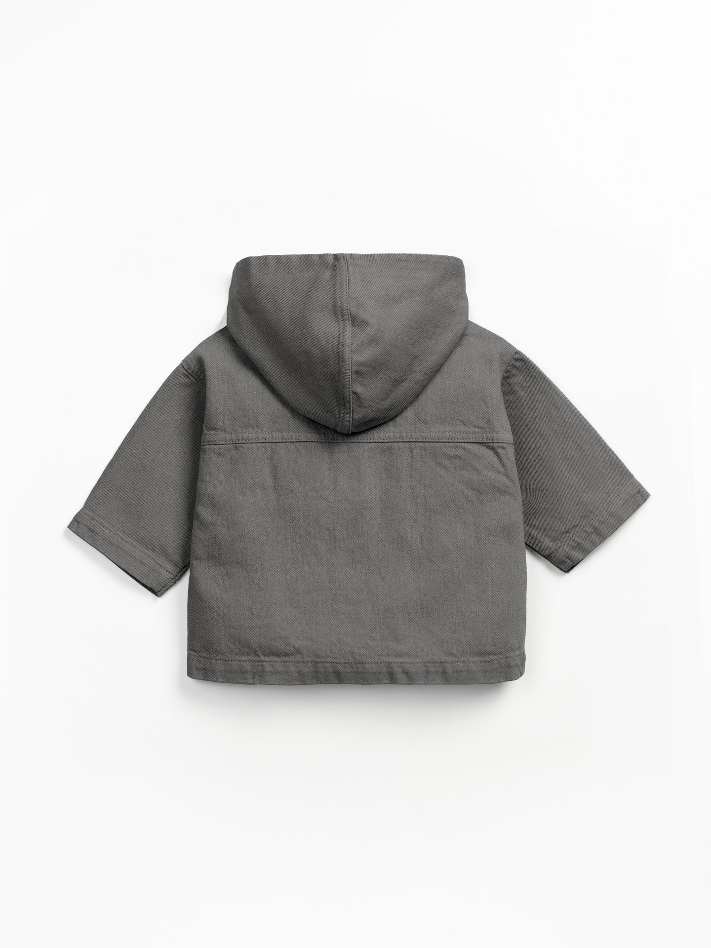 Chaqueta de sarga con capucha