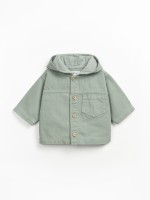 Chaqueta de sarga con capucha