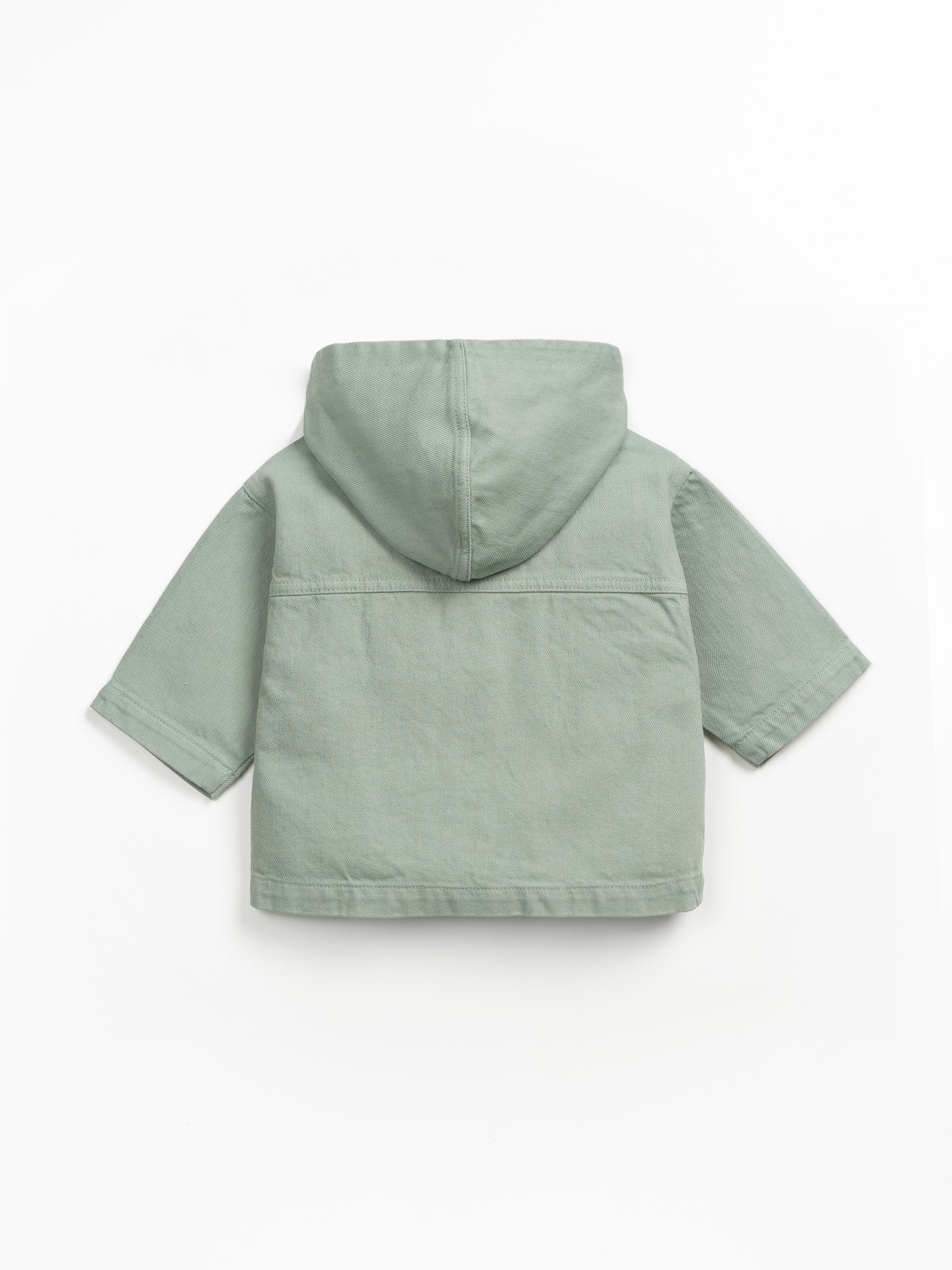 Chaqueta de sarga con capucha