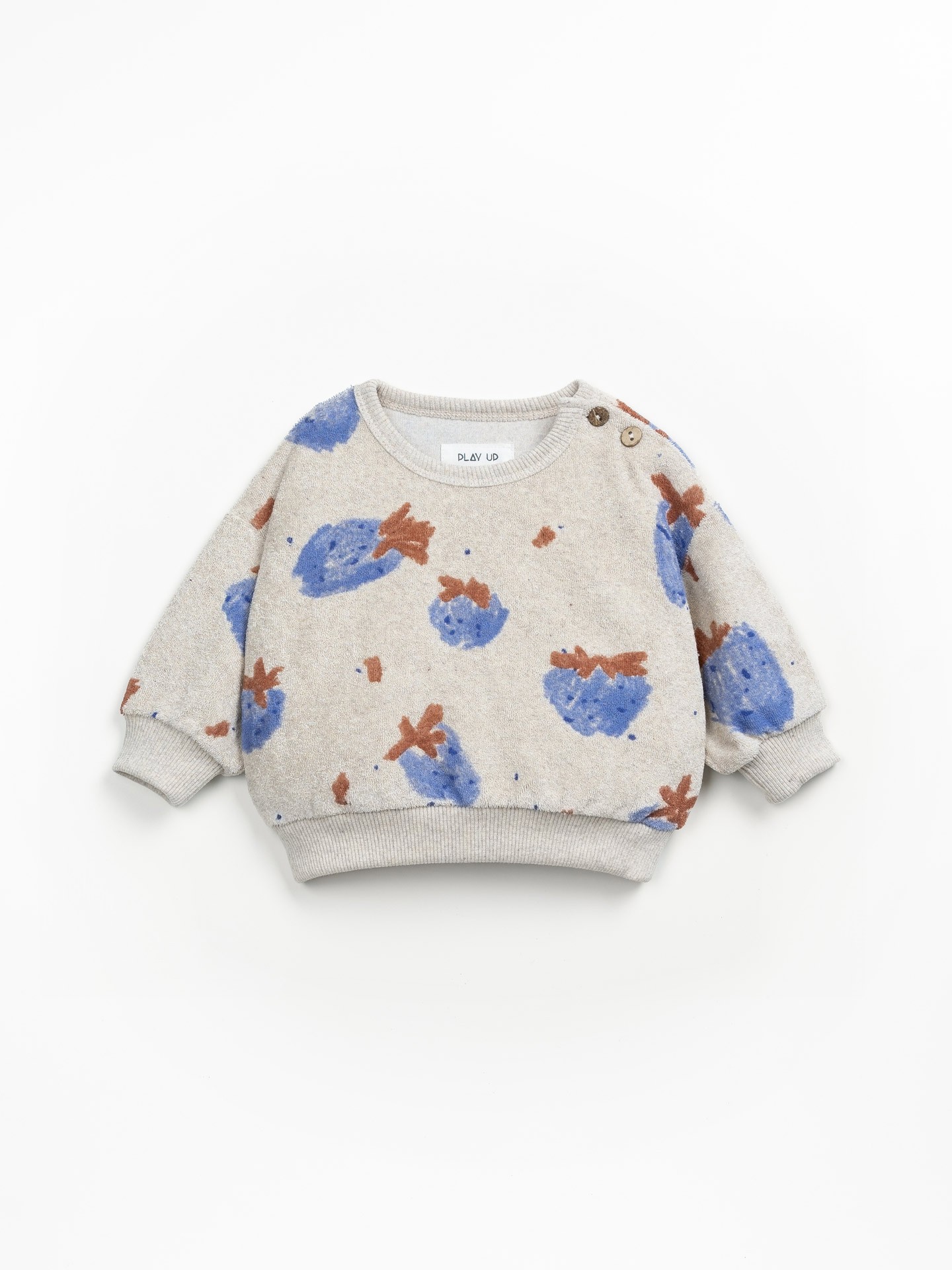 Sudadera con mezcla de fibras recicladas