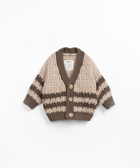 Cárdigan de punto de algodón