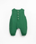 Jumpsuit with opening between legs