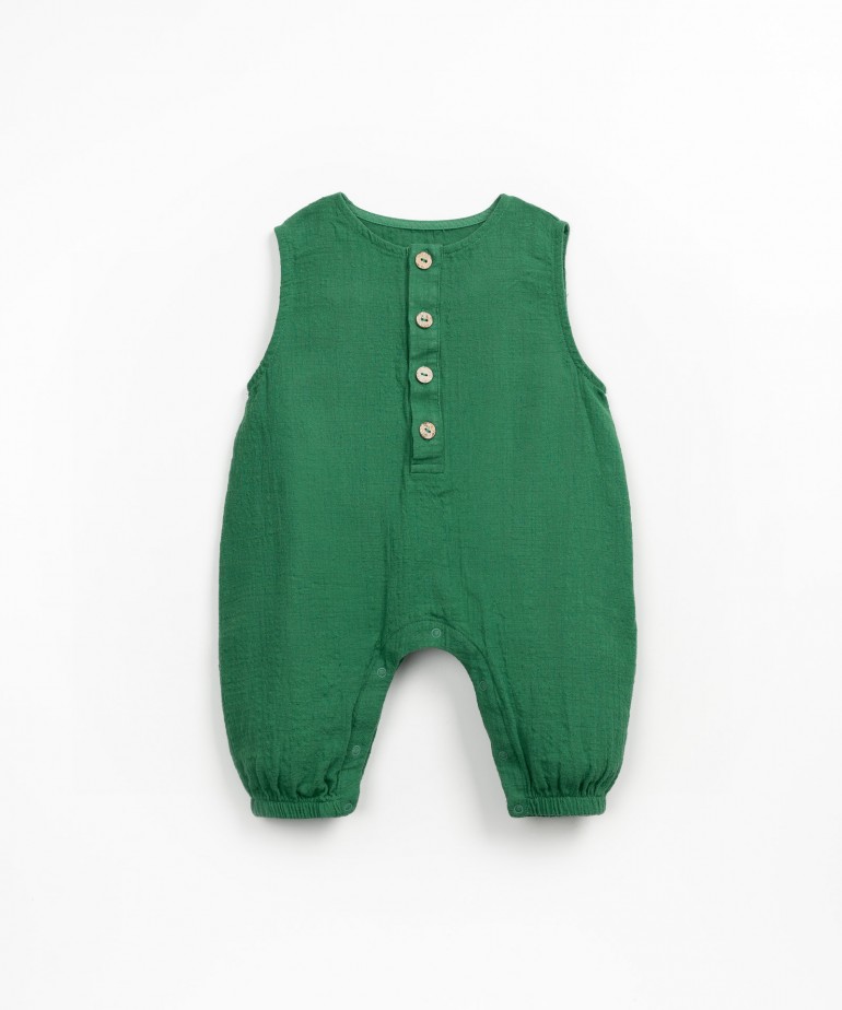 Tuta in tessuto di cotone biologico