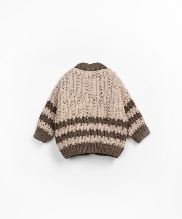 Cárdigan de punto de algodón