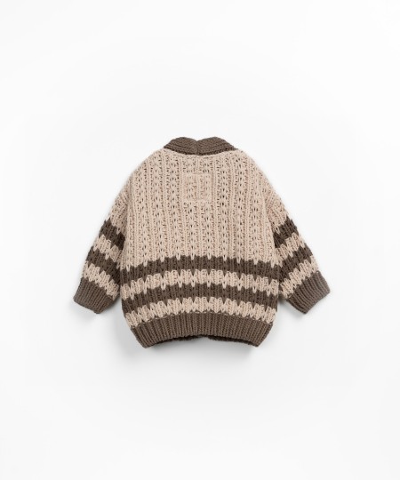 Cárdigan de punto de algodón