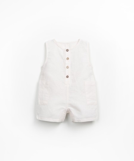 Mono en mezcla de lino y algod�n org�nico