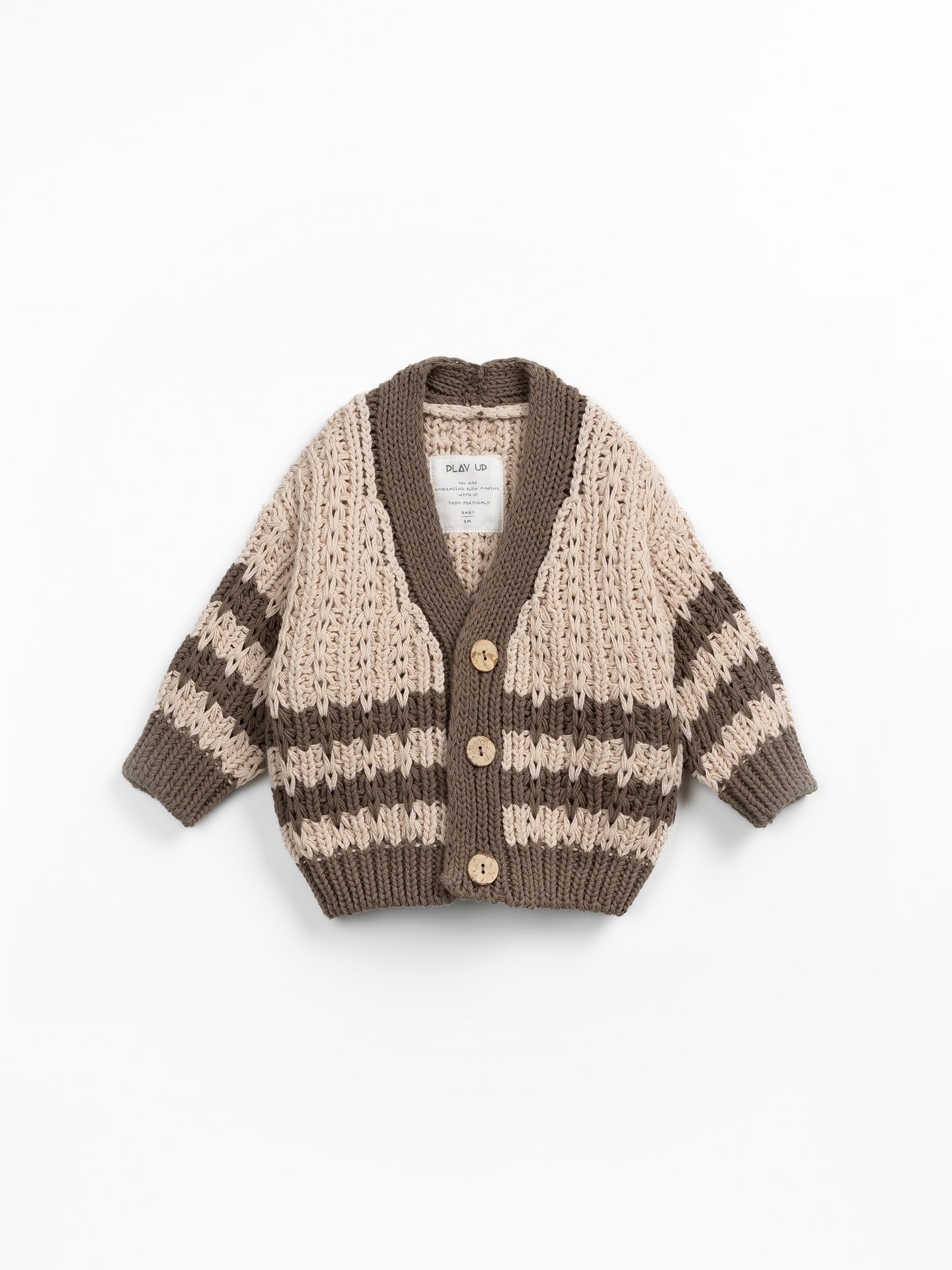 Cárdigan de punto de algodón