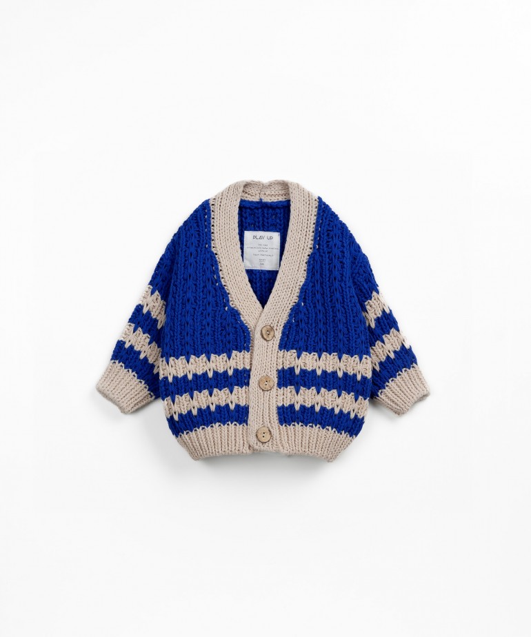 Casaco tricot em algodo