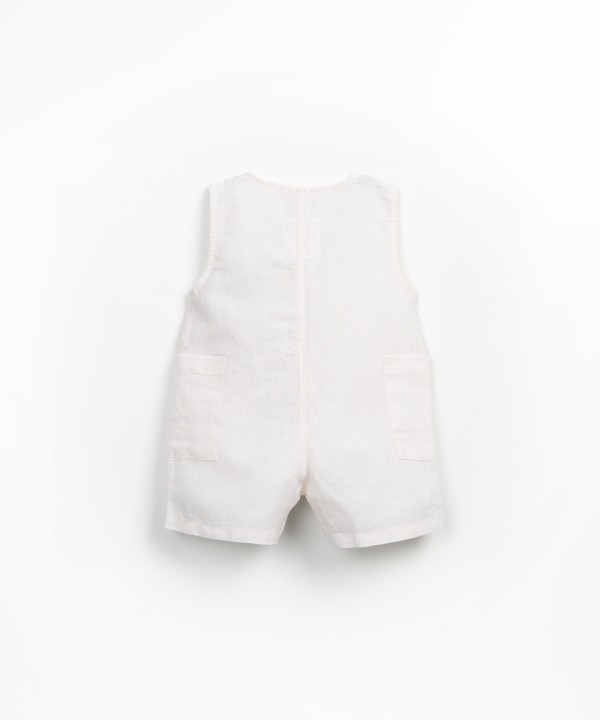 Mono en mezcla de lino y algod�n org�nico