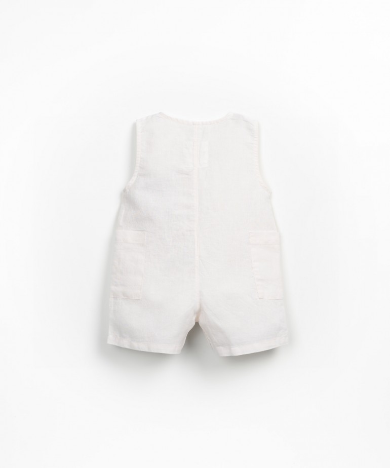 Macaco com mistura de linho e algodo orgnico