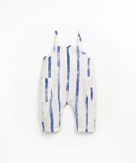 Fabric jumpsuit with pockets