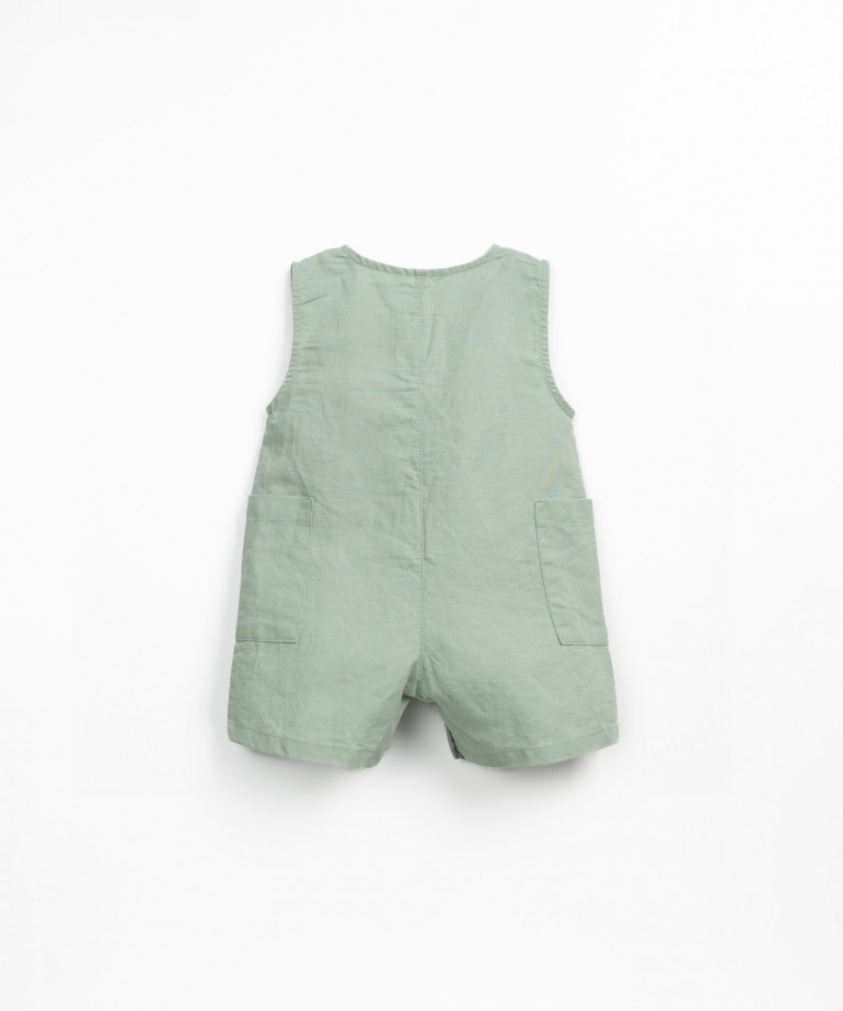 Macaco com mistura de linho e algodo orgnico