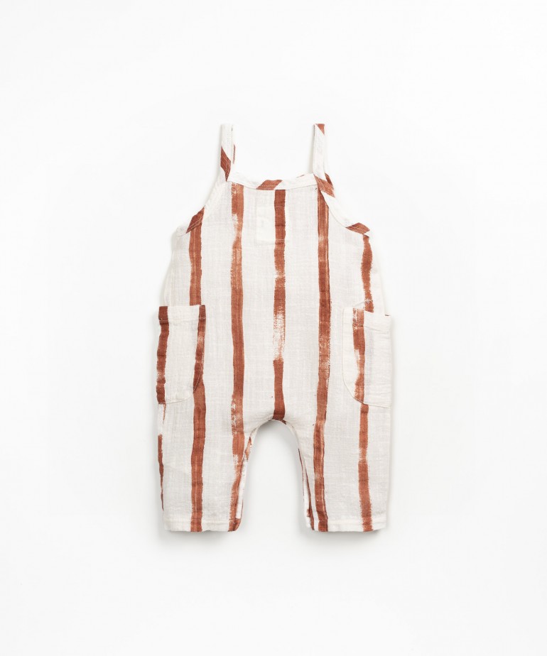 Tuta in tessuto di cotone biologico