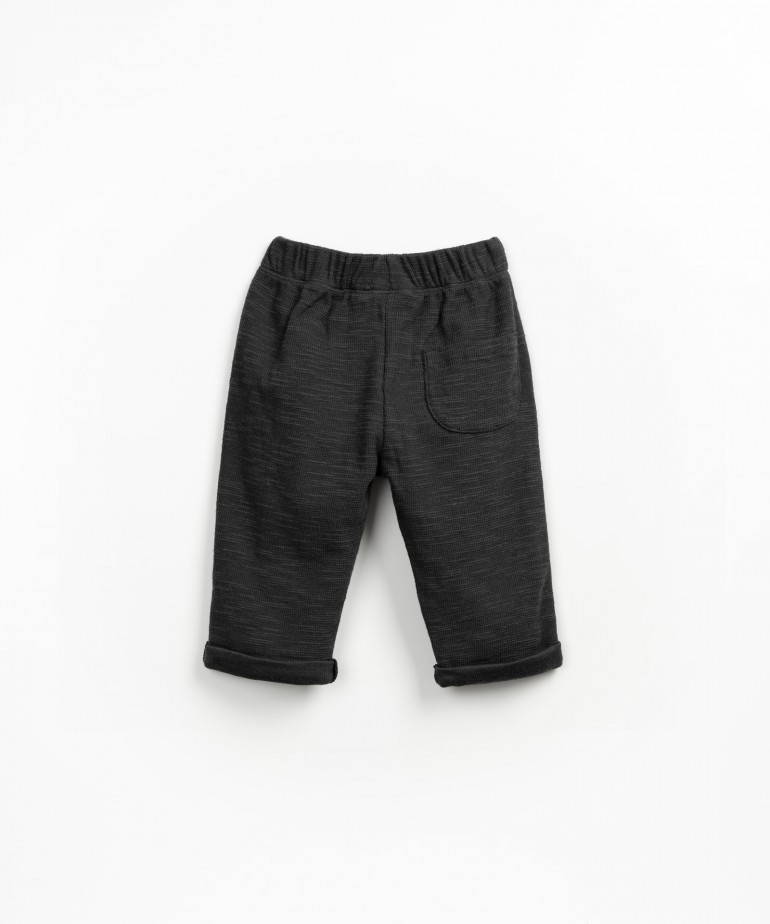 Pantaloni di maglina in cotone biologico