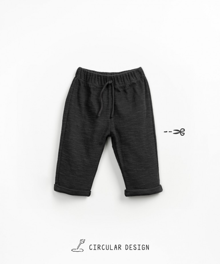 Pantaloni di maglina in cotone biologico