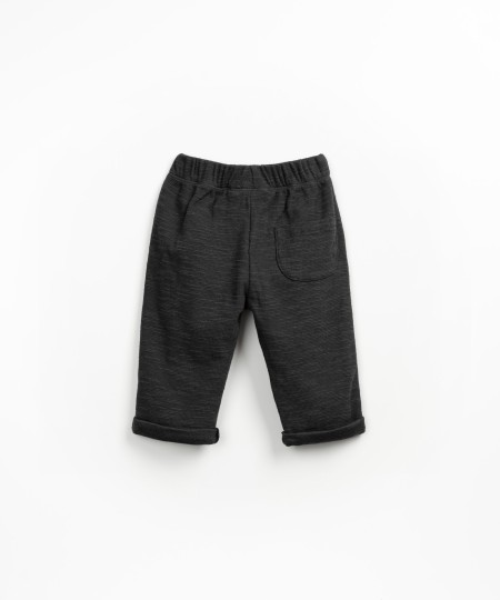 Pantalon en maille en coton biologique