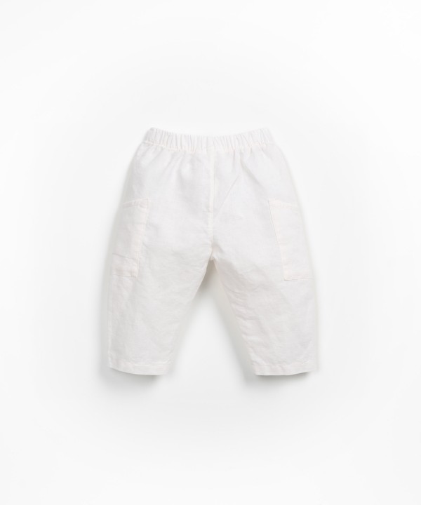 Pantal�n de tela con fibras naturales